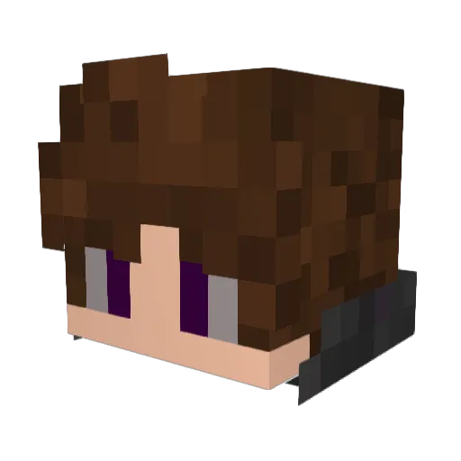 FonderButton794 Minecraft avatar head, 3D render