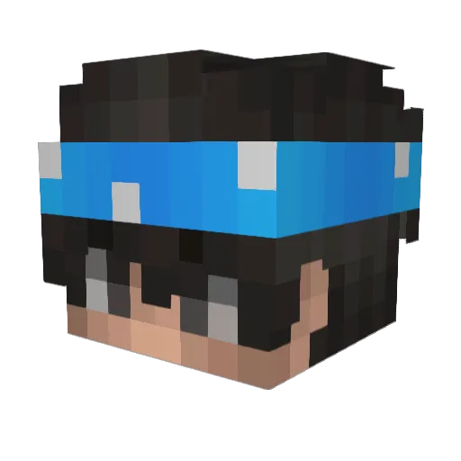 FondorMeister Minecraft avatar head, 3D render