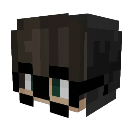 Fonsecrudo Minecraft avatar head, 3D render