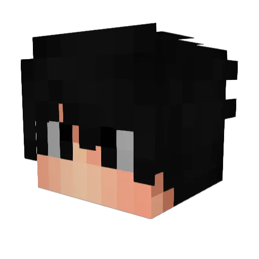 Fonteles33 Minecraft avatar head, 3D render