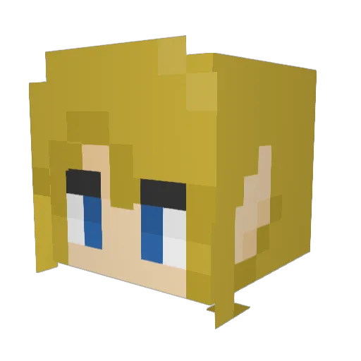 Fonz1193 Minecraft avatar head, 3D render