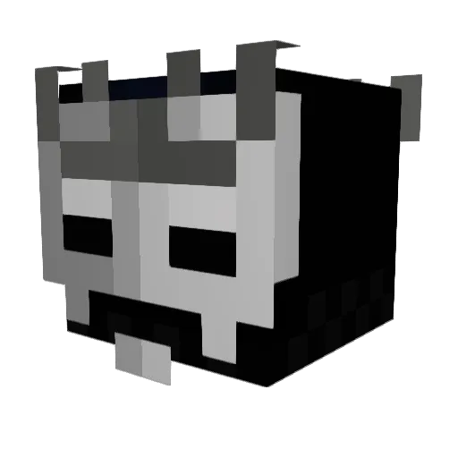 Foodyling Minecraft avatar head, 3D render