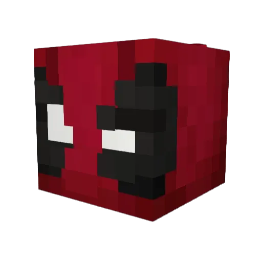 Foohey Minecraft avatar head, 3D render
