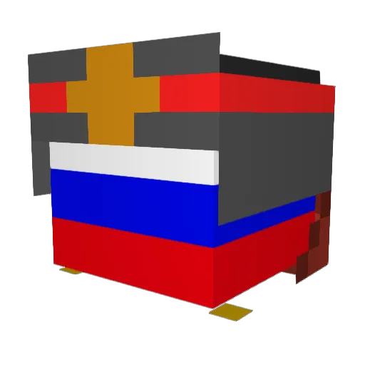 FoolLoveTrueno Minecraft avatar head, 3D render