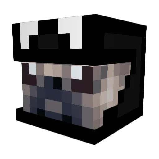 FoolishXh Minecraft avatar head, 3D render