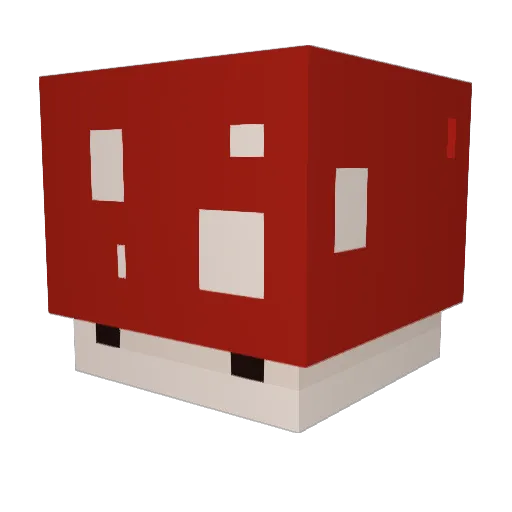 Foolish_Rat Minecraft avatar head, 3D render