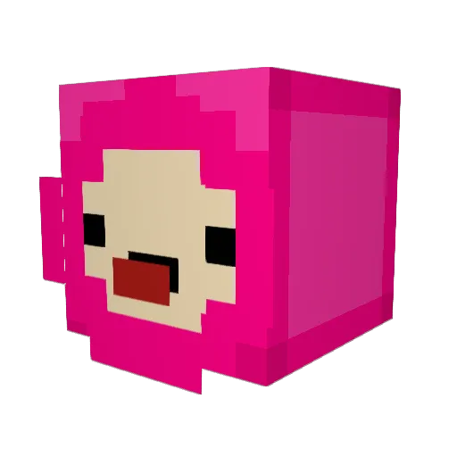 Foolisnt Minecraft avatar head, 3D render