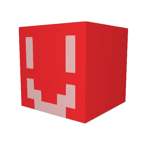 Foolmaster Minecraft avatar head, 3D render