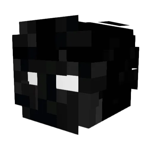 FoolsPoet Minecraft avatar head, 3D render