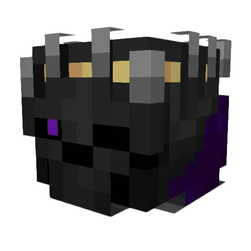 FoolvsWRLD Minecraft avatar head, 3D render