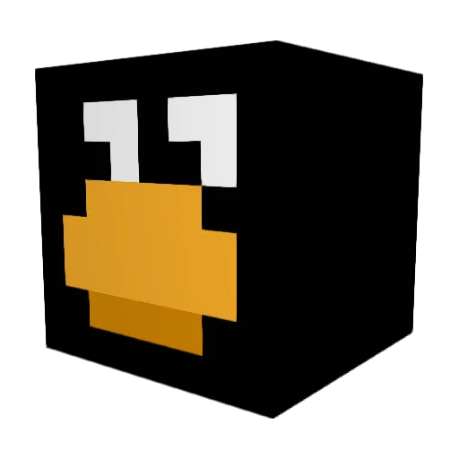 Foookiri Minecraft avatar head, 3D render