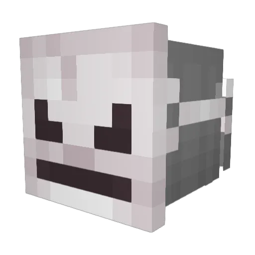 Foorah Minecraft avatar head, 3D render