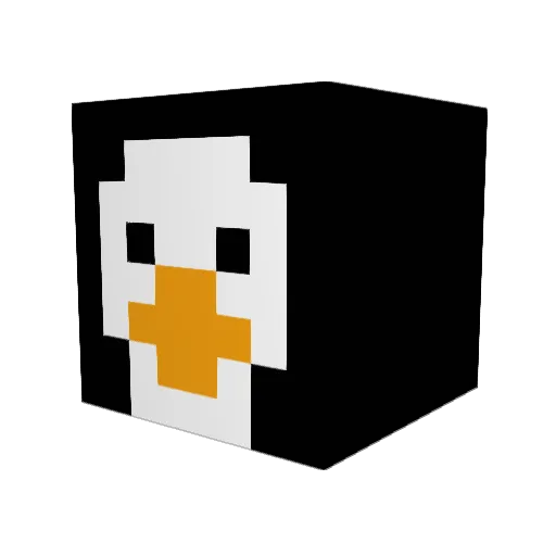 Football_Carl Minecraft avatar head, 3D render
