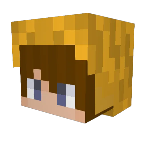 Football_Guy136 Minecraft avatar head, 3D render