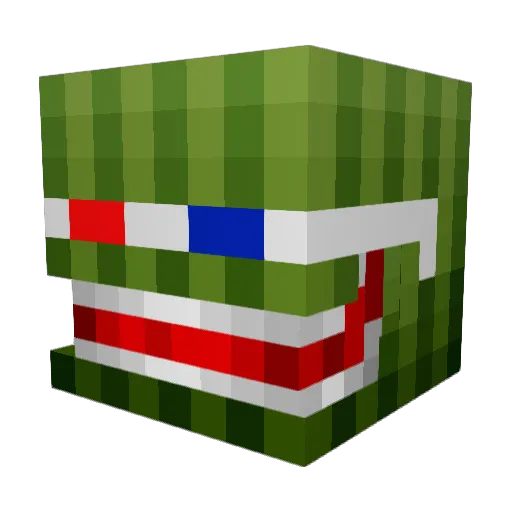 Footballer_Jedd Minecraft avatar head, 3D render