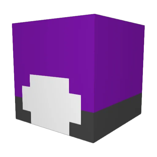 Footinfection Minecraft avatar head, 3D render