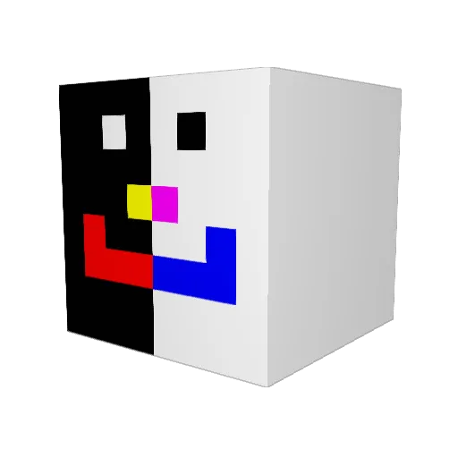 FootyBoy3000 Minecraft avatar head, 3D render