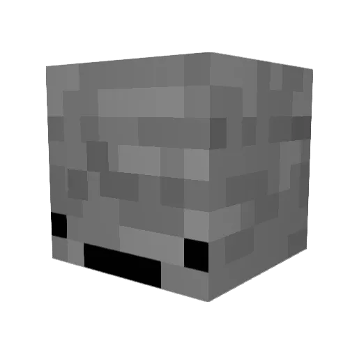 Foquinha007 Minecraft avatar head, 3D render