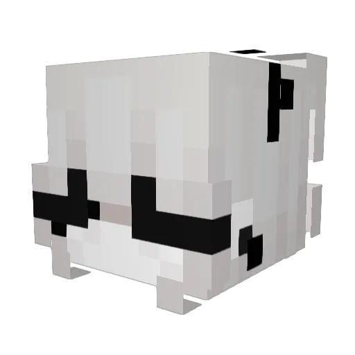 For4f Minecraft avatar head, 3D render