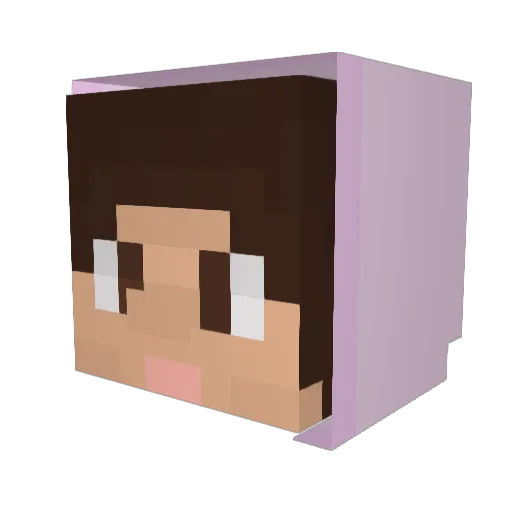 ForEachItem Minecraft avatar head, 3D render