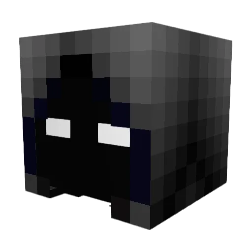 ForGreatEvil Minecraft avatar head, 3D render