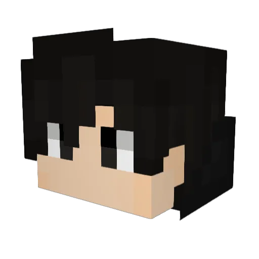 ForTUX71 Minecraft avatar head, 3D render