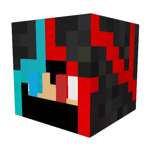 ForZa_GiuVe_SiuU Minecraft avatar head, 3D render