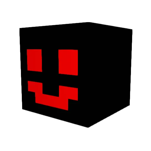 For_Zero Minecraft avatar head, 3D render