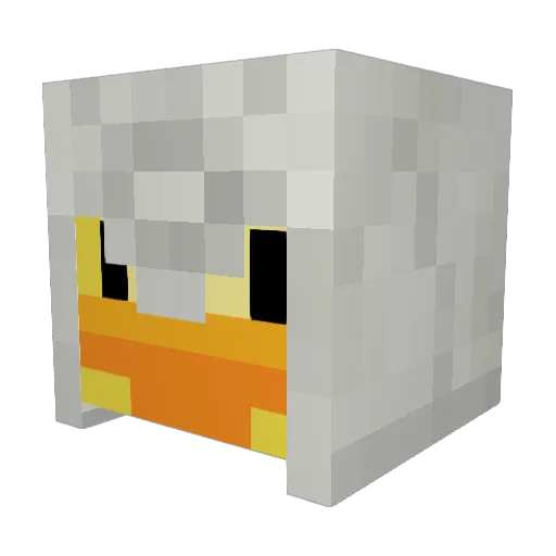 Forbidden_Ducky Minecraft avatar head, 3D render