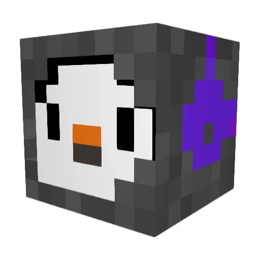 Forbidden_robo Minecraft avatar head, 3D render