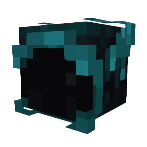 Forbiddive Minecraft avatar head, 3D render