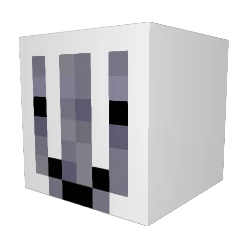 Forc3Knife Minecraft avatar head, 3D render