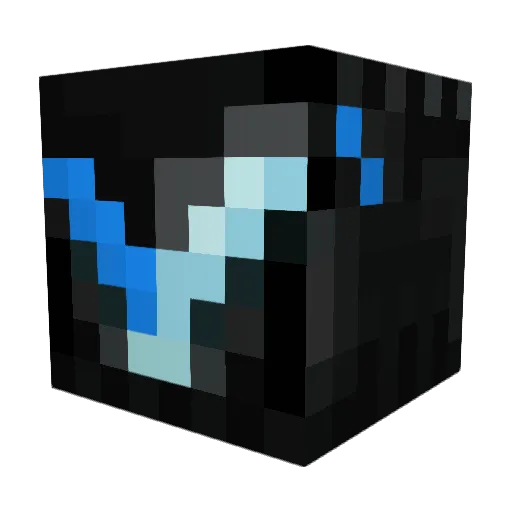ForcRevenant Minecraft avatar head, 3D render