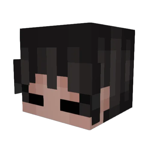 Forced_Out90 Minecraft avatar head, 3D render