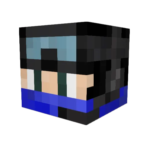 Forcer222 Minecraft avatar head, 3D render