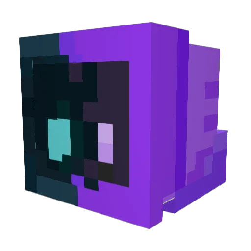 Forciik Minecraft avatar head, 3D render