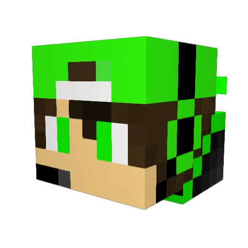 Ford2007 Minecraft avatar head, 3D render