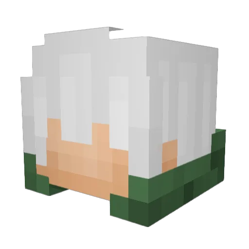 Ford614 Minecraft avatar head, 3D render