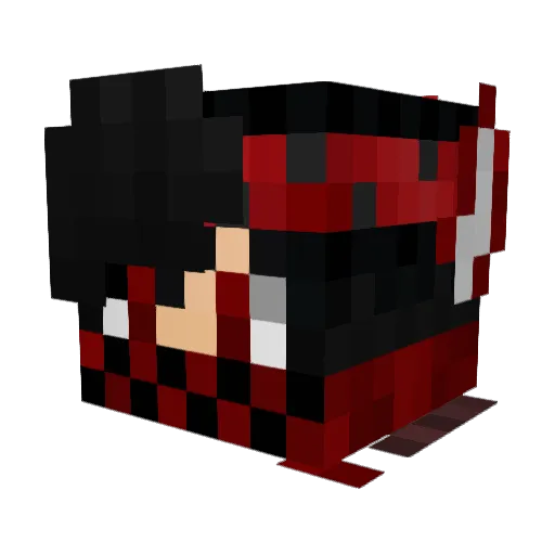 Ford740 Minecraft avatar head, 3D render