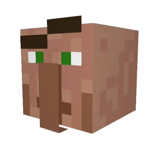 FordFocus333 Minecraft avatar head, 3D render