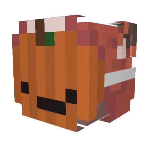 FordJOJO Minecraft avatar head, 3D render