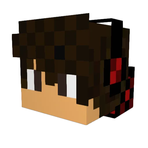 Ford_Gaming Minecraft avatar head, 3D render