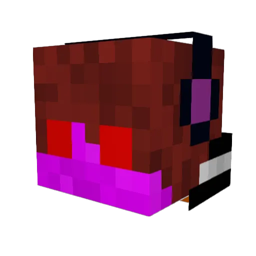 Ford_Model_A Minecraft avatar head, 3D render