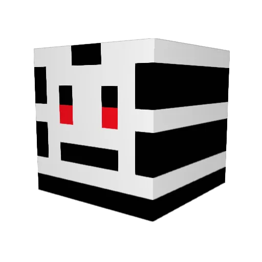 Fore0613 Minecraft avatar head, 3D render
