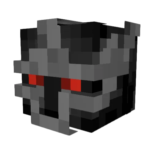 ForeCetic Minecraft avatar head, 3D render