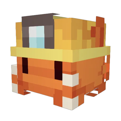ForealTV Minecraft avatar head, 3D render