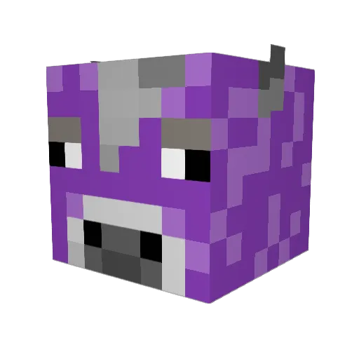 Forecrate Minecraft avatar head, 3D render