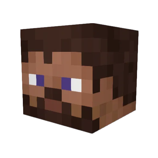 ForeignPlacebo8 Minecraft avatar head, 3D render