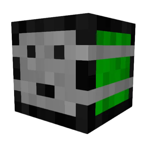Forekator Minecraft avatar head, 3D render