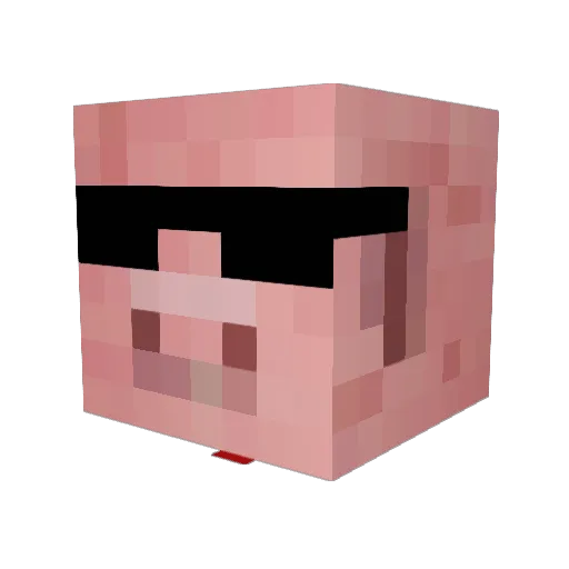 ForelleDrache66 Minecraft avatar head, 3D render